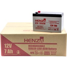 Henza 12V 7.0AH 10 Adet Bakımsız Kuru Akü