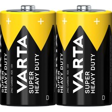 Varta Superlife 2xd Çinko Karbon Büyük Pil