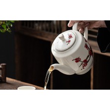 SLD Çiçek Çay Seti Modern Seramik Kung Fu Porselen Çin Siyah Çay Bardağı Seti Çaydanlık Kettle Juego De Te Teaware EF60CJ | Teaware Setleri (Yurt Dışından)