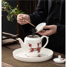 SLD Çiçek Çay Seti Modern Seramik Kung Fu Porselen Çin Siyah Çay Bardağı Seti Çaydanlık Kettle Juego De Te Teaware EF60CJ | Teaware Setleri (Yurt Dışından)