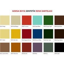 Gemsa Rapid Astar Endüstriyel Boya 1 kg Kırmızı