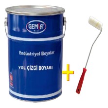 Gemsa Yol Çizgi Boyası 17 kg Mavi