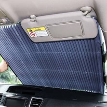 Polhammobile 46CM Otomatik Ön Cam Güneşlik Araç Cam Perdesi Araç Koruyucu Otomatik Geri Çekilebilir