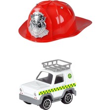 Itfaiyeci Sam 2 Li Set Kask  + Vet Fireman  Sam Bundle Set