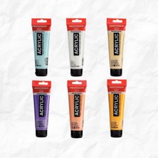 Amsterdam Akrilik Boya 120 ml 6'lı Set
