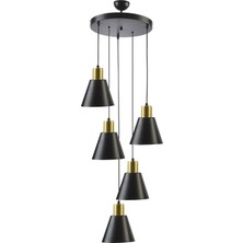 Fer Avize  Trend Modern Metal Sivama Sarkıt Avi̇ze