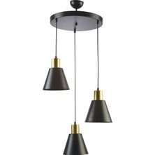 Fer Avize  Trend Modern Metal Sivama Sarkıt Avi̇ze