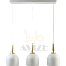 Fer Avize  Reina Modern Tasarım Metal Başlık Tekli̇ Iki̇li̇ Üçlü Sıralı Avi̇ze