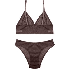 Deep Secret YILBAŞI KAHVERENGİ BAKIR SİMLİ BRALET TAKIM DS200581BRT