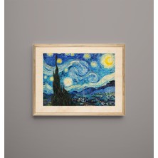 Wuudart Van Gogh Yıldızlı Gece Ahşap Tablo