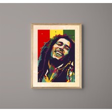 Wuudart Bob Marley Ahşap Tablo