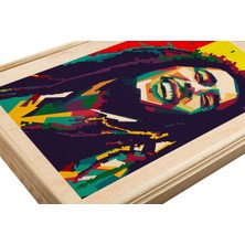 Wuudart Bob Marley Ahşap Tablo