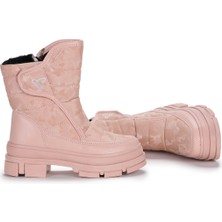 Kiko Kids Twg 820 Içi Termal Kürklü Kız Çocuk Kar Bot Ayakkabı Somon