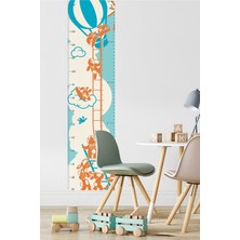 Kt Grup Tavşan Diyarı Boy Ölçer Gelişim Tablosu Duvar Sticker