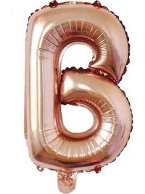 Parti Serüveni Harf Balon B Rose Renk 100 cm 40 Inç