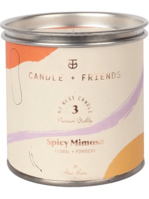 Candle And Friends No.3 Spicy Mimosa Teneke Mum 220GR.