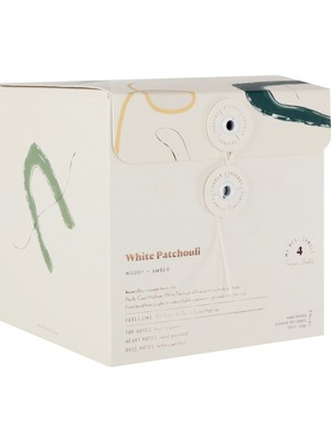 Candle And Friends No.4 White Patchouli Medium Cam Mum 240GR.