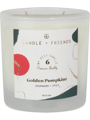 Candle And Friends Golden Pumpkint Medium Cam Mum 240GR.