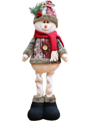 Baosity Sevimli Noel Süsler Ayakta Tatil Dekorasyon Kapalı Xmas Dekor Kardan Adam