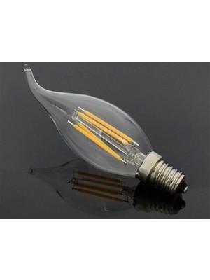 Cata CT-4062 4W LED Filament Kıvrık Buji Rustik LED Ampul 3200K Günışığı E-14