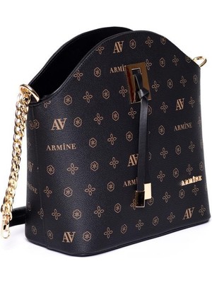 Armine 102  Baskılı Omuz Askılı Bayan Çanta
