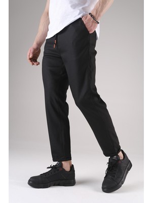 Oksit Joy Erkek Beli Lastikli Duble Paça Erkek Jogger Pantolon