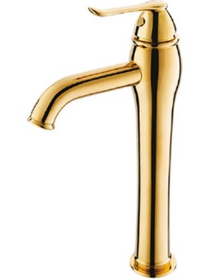 Gpd Tauro Set Üstü Lavabo Bataryası (Altın Görünüm)