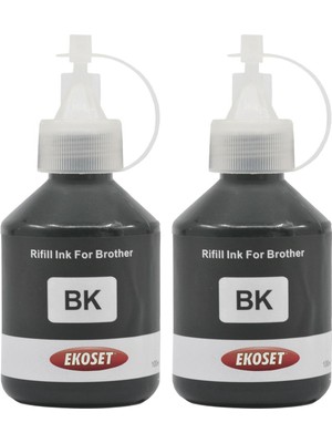 Ekoset Brother DCP-T520W DCP-T720DW Uyumlu Siyah Muadil Mürekkep 2'li Set