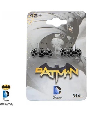 Sales One Body Vibe Dc Comics Batman Geçmeli Küpe Black Diamond Gems