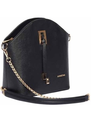 Armine Kadın Siyah  Omuz Çantası