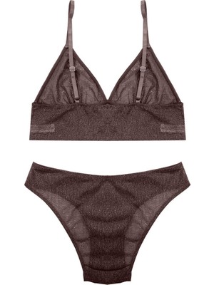 Deep Secret YILBAŞI KAHVERENGİ BAKIR SİMLİ BRALET TAKIM DS200581BRT