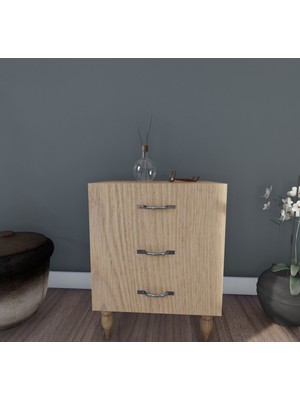 Ünüvar Konsept Ömer 3 Çekmeceli Komodin