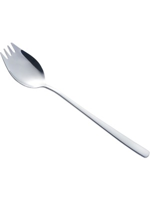 5 Adet Metal Açık Kaşık Spork Gereçleri Spork Gadget Kamp Sofra Araçları