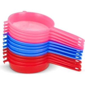Lale Plastik Plastik Süt Süzgeci 17 cm Süzgeç 4 No
