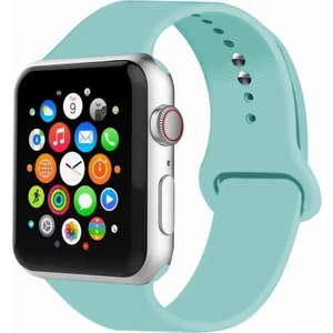 Apple Watch Uyumlu Seri 7 41 mm Kordon Spor Kayışı Yumuşak Silikon