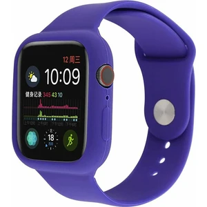 Apple Watch Uyumlu 44 mm Kordon Kayış 360 Komple Çerçeve Korumalı Silikon