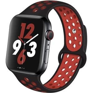 Apple Watch Uyumlu Seri 7 45 mm Kordon Kayış Renkli Silikon Spor Kayışı Yumuşak Kopmaz