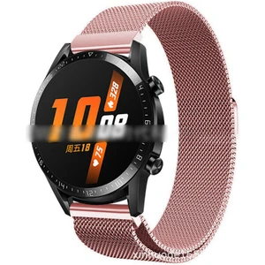 Samsung Galaxy Watch 46MM SM-R800 Çelik Kayış Hasır Örme Kordon Milano