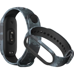 Nezih Case Xiaomi Mi Band 3 / Mi Band 4 Uyumlu Kamuflaj Desenli Silikon Kordon Dijital