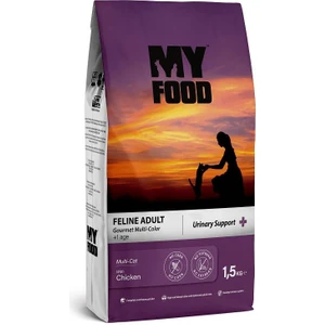 My Food Gurme Tavuklu Multi-Color Kedi Maması Urinary Support 1,5 Kg