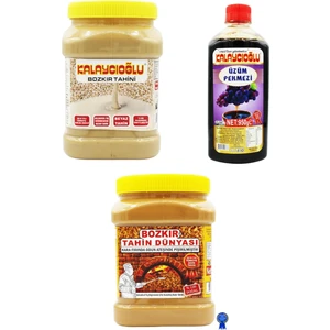 Beyaz 935 gr + Bozkır Tahin Dünyası 935 gr + Üzüm Pekmezi 950 gr Ekonomik Paket