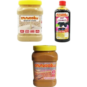 Beyaz 935 gr + Kalaycıoğlu Tahin 935 gr  + Dut Pekmezi 950 gr Ekonomik Paket