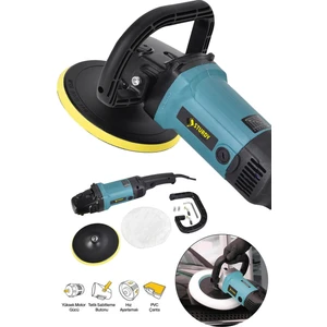 Japon Tecnologhy L-4 Profesyonel Polisaj Makinası 4200 W 180 mm 6 Kademeli Pasta Cila Uygulama Uzman