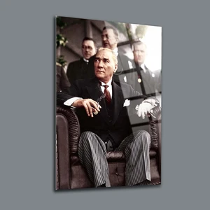 Srd Concept Atatürk 62 Cam Tablo-Atatürk Tablosu