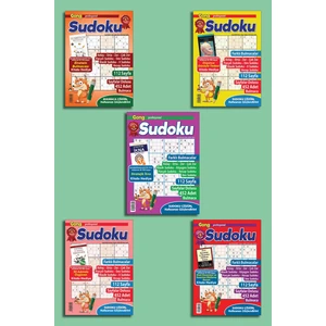 Gong Profesyonel Sudoku 5'li Set
