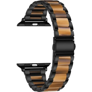 Apple Watch Uyumlu Serisi 7 Için Metal + Reçine Kordon (Yurt Dışından)