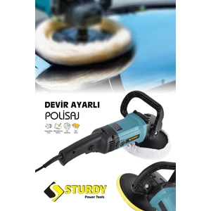 Japon Tecnologhy P-4 Profesyonel Polisaj Makinası 4200 W 180 mm 6 Kademeli Pasta Cila Uygulama