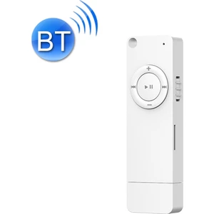 XT02 U Disk Tarzı Mp3 Müzik Çalar, Hafıza Kapasitesi: Bluetooth Seti (Beyaz) (Yurt Dışından)