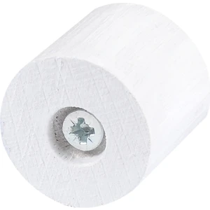 Masa Sandalye Mobilya Kanepe Ünite Koltuk Ayak Yükseltici Ahşap Takoz 6'lı Boy 3 cm Çap 3 cm Beyaz