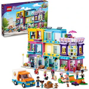 Friends Ana Cadde Binası 41704 - 8 Yaş ve Üzeri İçin Oyuncak Mağaza ve Kafe İçeren Apartman Yapım Seti (1682 Parça)